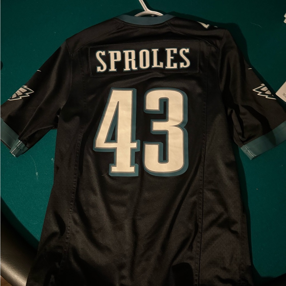 Black Football Jersey with Number 43